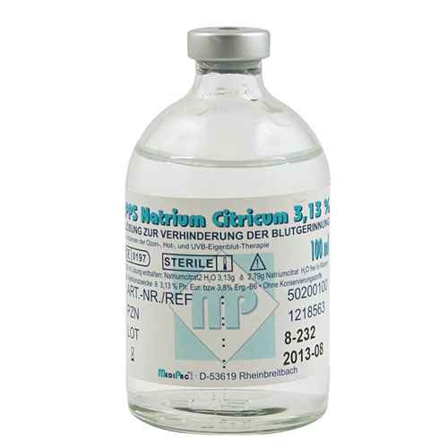 Sodium Citrate, 100 ml Solution