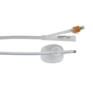 UROSID Basic Nelaton Silicone Balloon Catheter, Dual Lumen