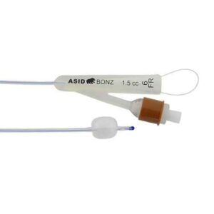 UROSID Children’s Silicone Balloon Catheter, Pre-fitted Stylet, CH 6