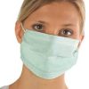 Surgical Mask with Elastic Ear Loops, 3-ply green