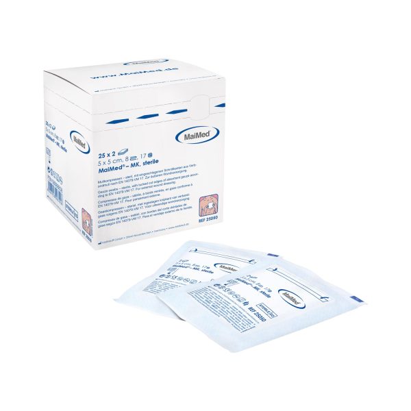 Gauze Compresses, Sterile, 8-ply