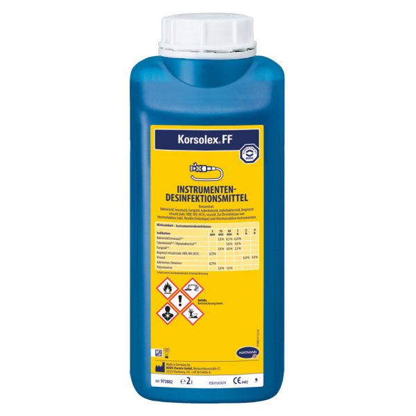Korsolex FF, iInstrument disinfecting