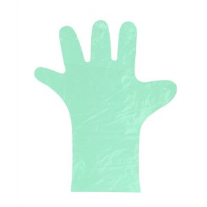 Polyethylene Gloves, Green