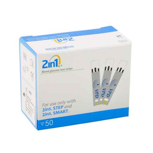 Test strips for the 2in1 smartphone blood glucose monitor